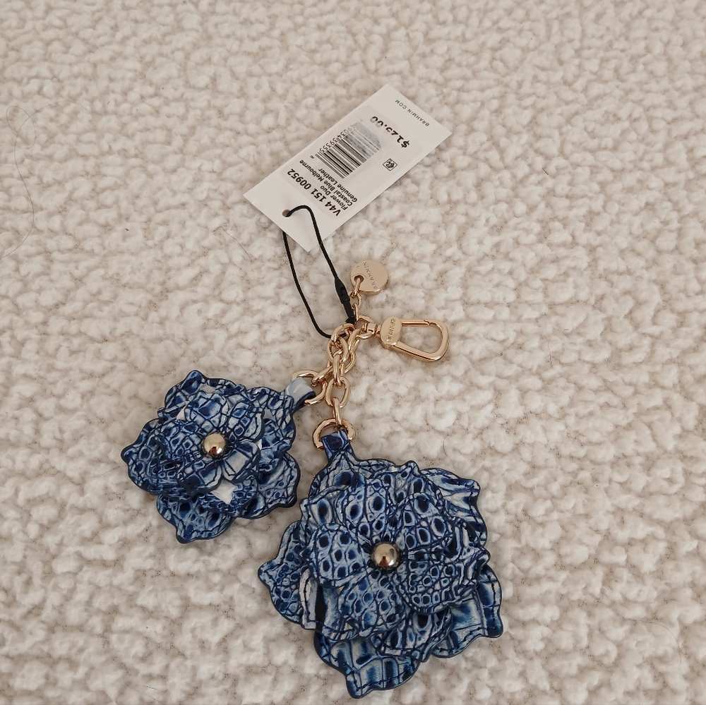 Brahmin Flower Duo Coastal Blue Charm